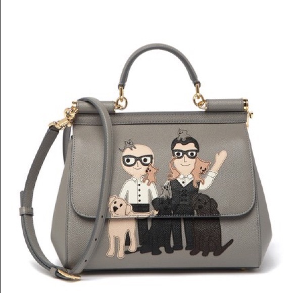 Dolce Gabbana Printed Leather Satchel - Picture 3 of 15